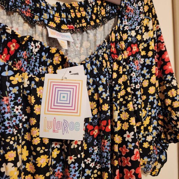 LuLaRoe Lily Top Peasant Style 3X - NWT - Picture 5 of 7